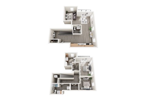Peter Floor Plan at Unite Apartments, Fargo, ND, 58103